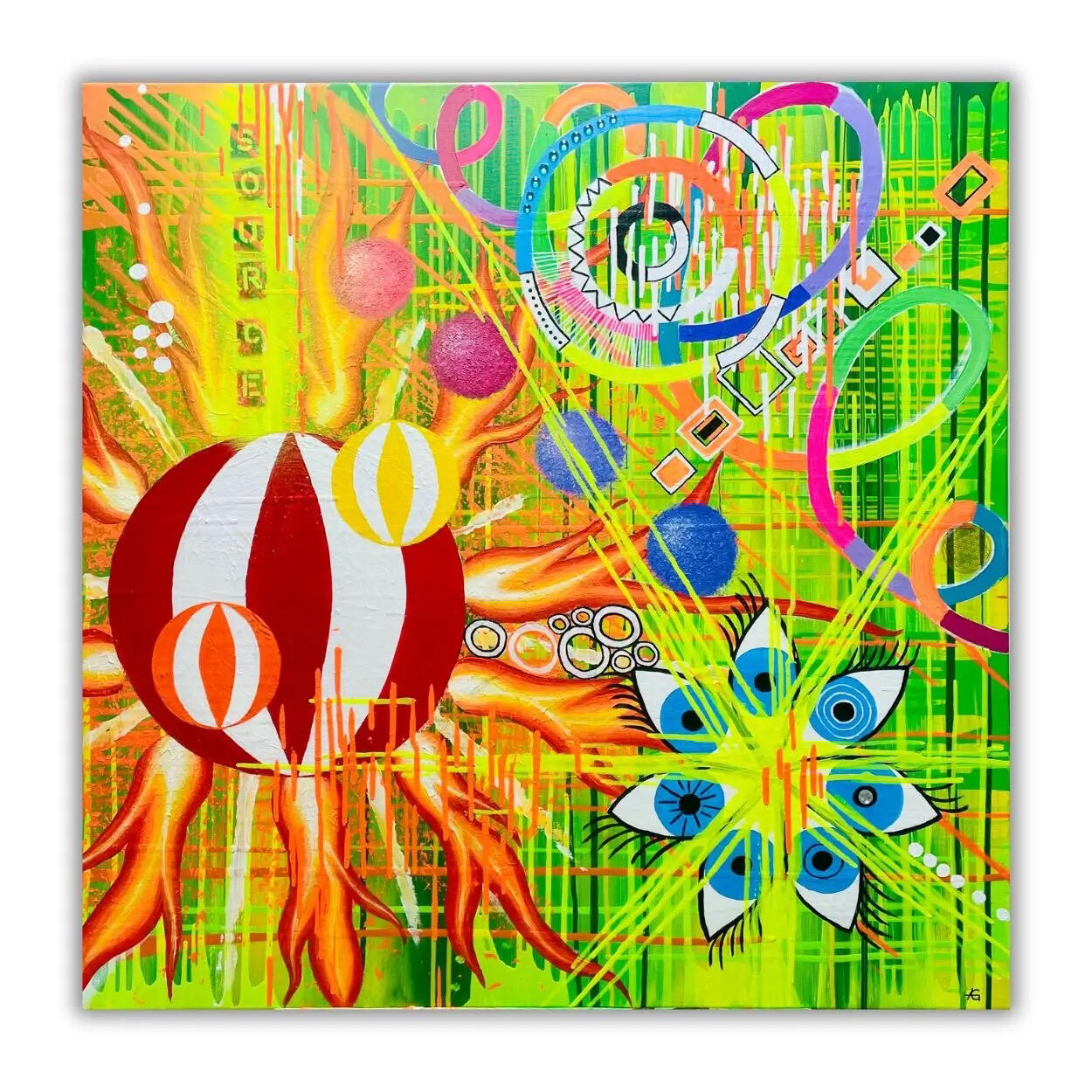 2023 | mixed media on canvas | 90 x 90 cm