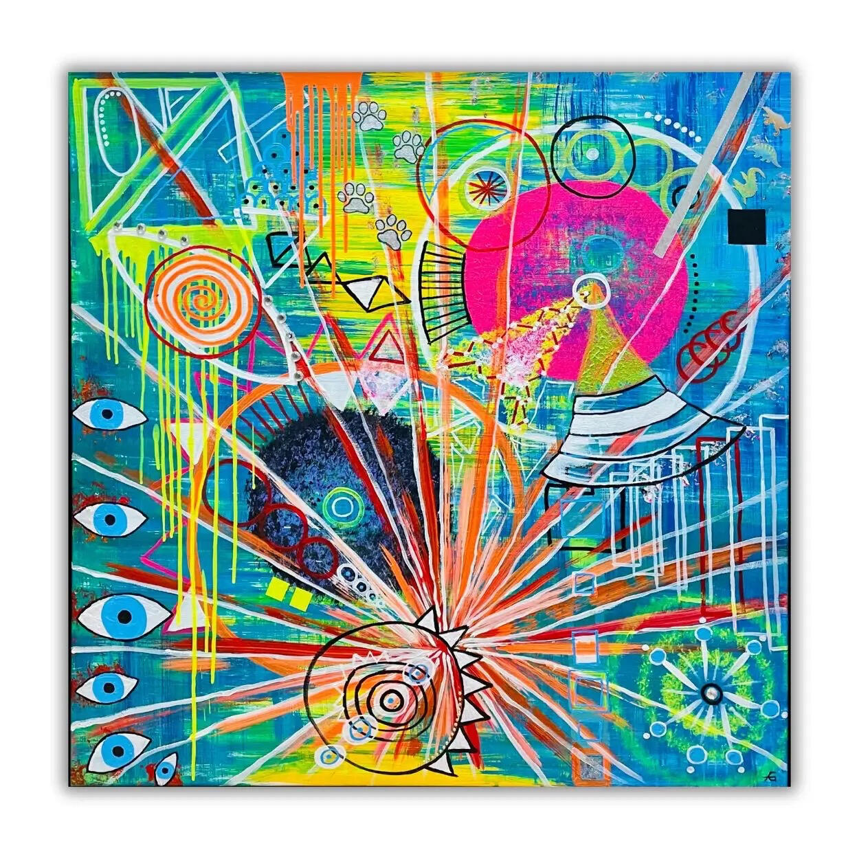 2023 | acryl on canvas | 90 x 90 cm